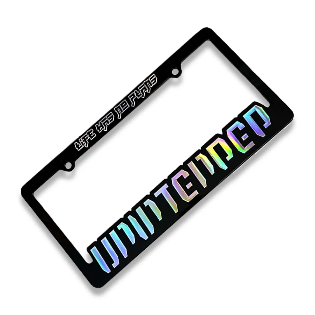 UNINTENDED License Plate Frame
