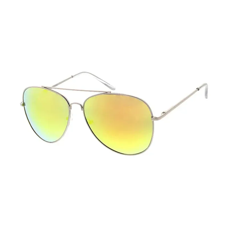 Unisex Large Metal Sunglasses