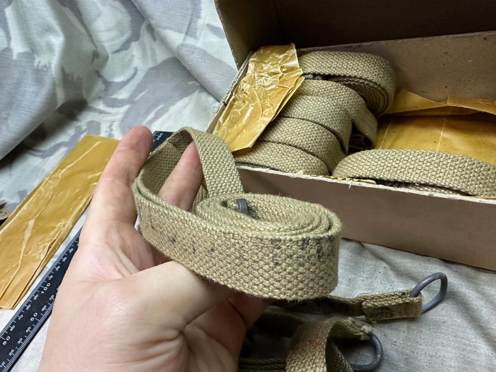 Unissued WW2 37 Pattern Sten Sling British Army - From Original Box