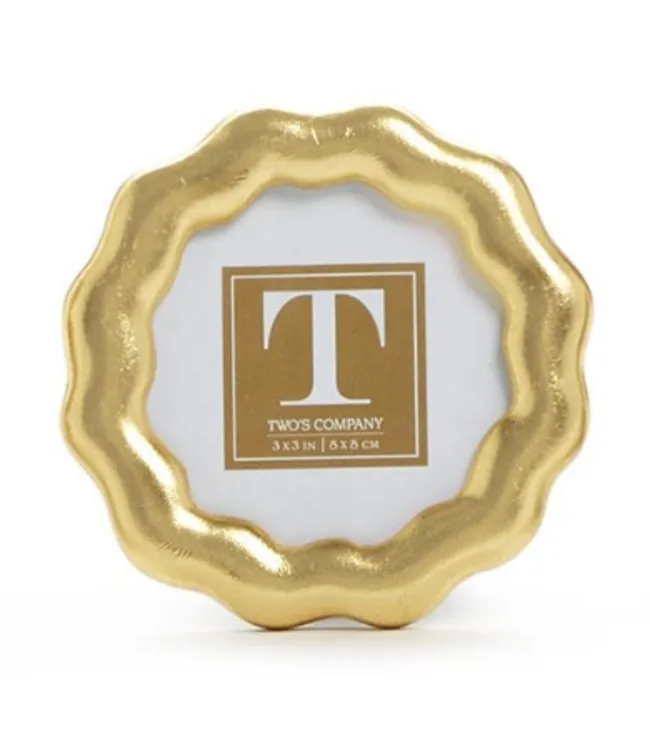 VINTAGE ORE PHOTO FRAME - ROUND 3"