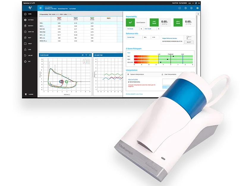 Vitalograph - Pneumotrac Spirometer with optional software