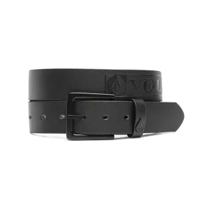 VOLCOM STONE BAR PU BELT - BLACK