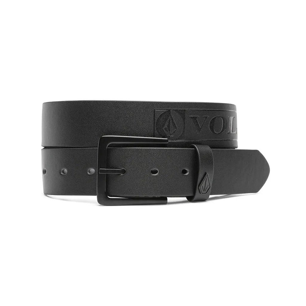 VOLCOM STONE BAR PU BELT - BLACK