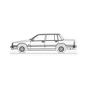 Volvo 740 GLT Outline Sticker