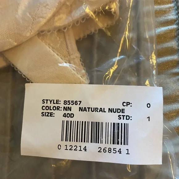 Wacoal Awareness Underwire Bra. 40D. Natural Nude.