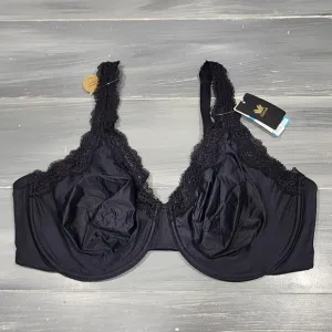Wacoal Bra 40DDD Softy Styled Underwire Bra 855301 Black
