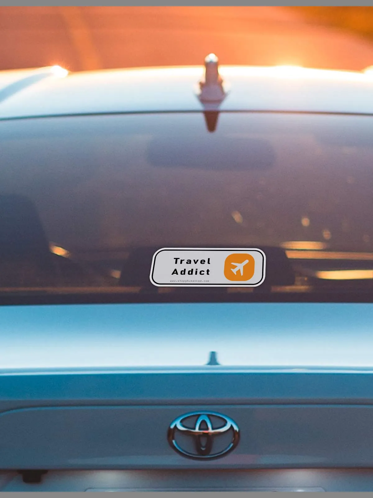 Wanderlust | Combo of 5 Bike/ Laptop/ Car Stickers