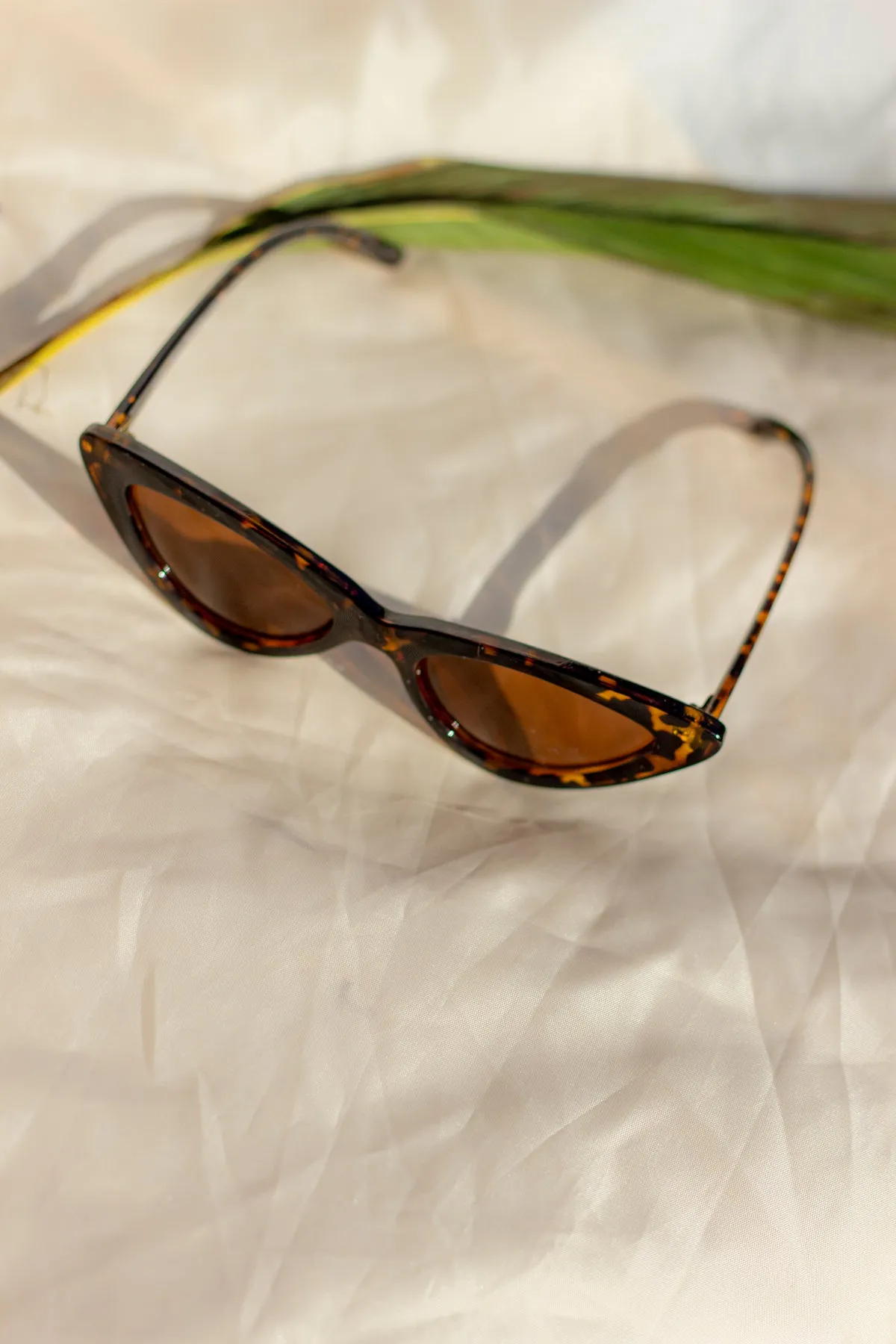 Weighted Cat Eye Sunglasses