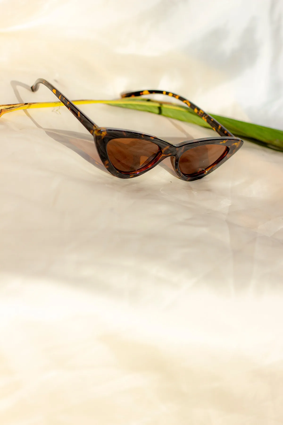 Weighted Cat Eye Sunglasses