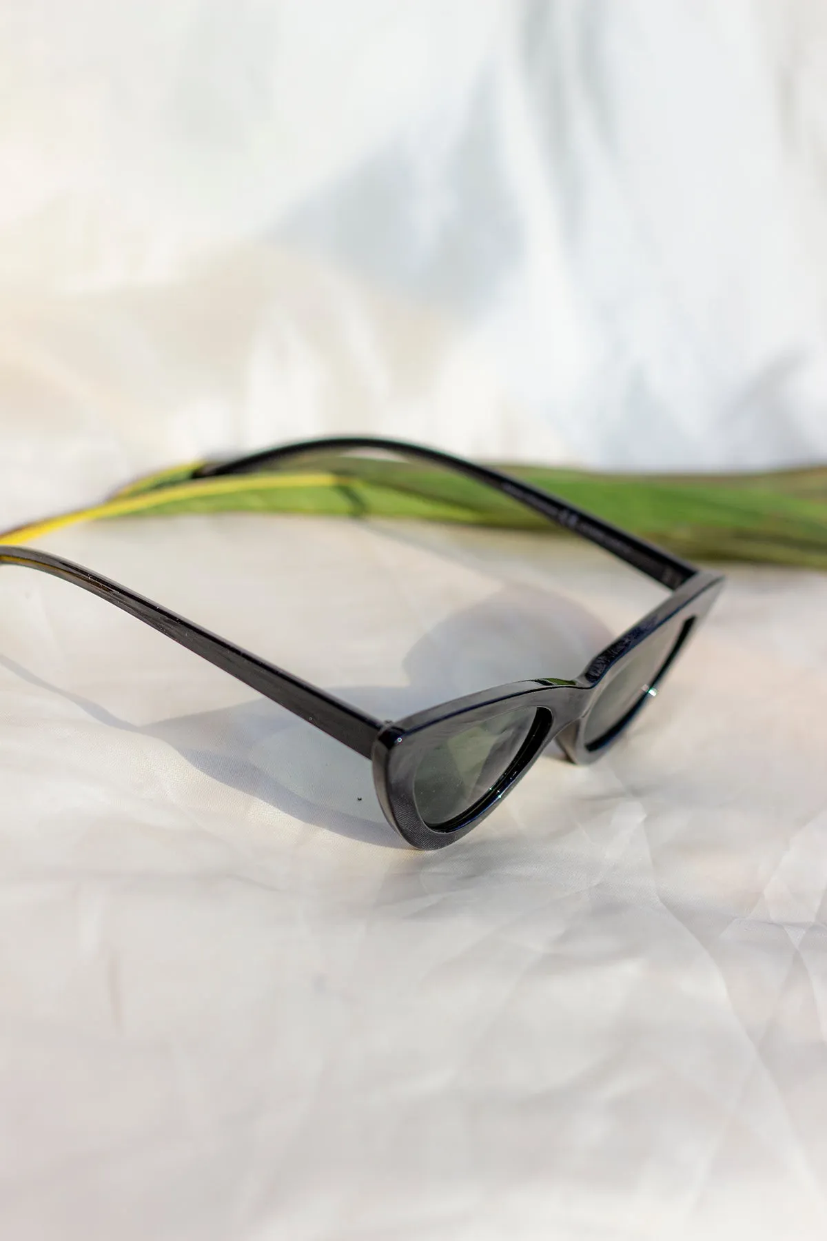 Weighted Cat Eye Sunglasses