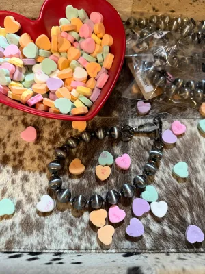 Western Navajo pearl PHONE WRISTLET