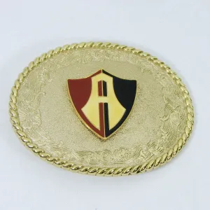 Western Soccer Shield Buckle