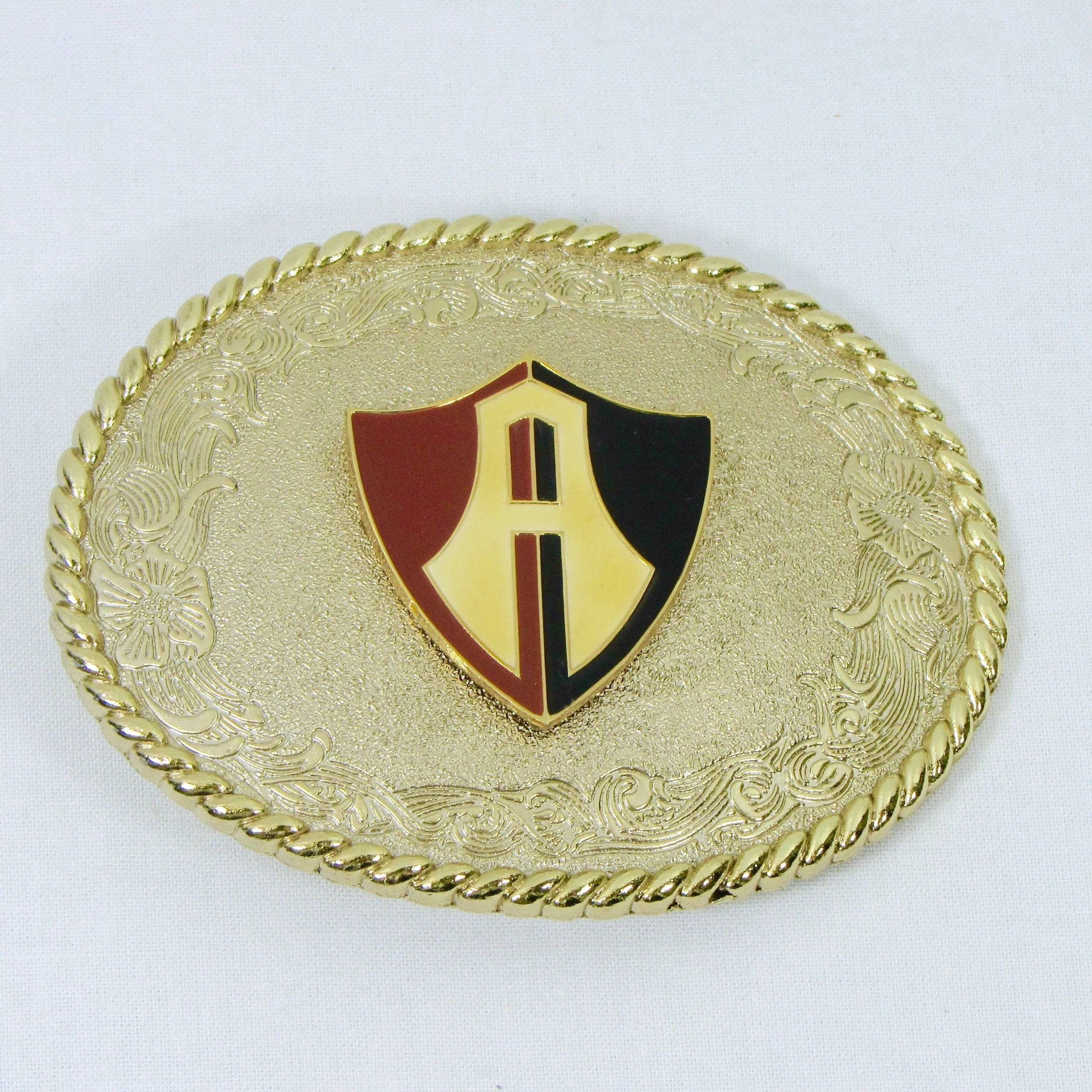 Western Soccer Shield Buckle