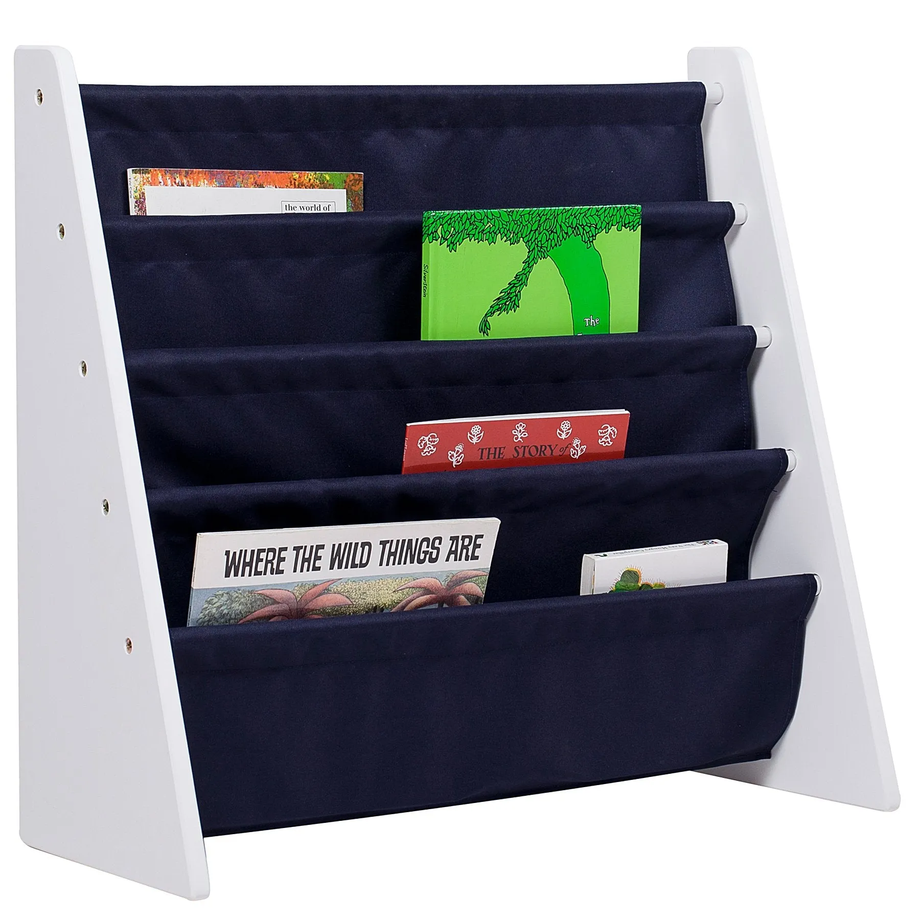 White Sling Bookshelf