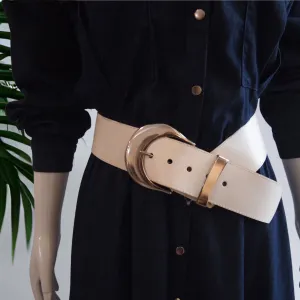 White Wonder - Asymmetrric Broad Statement White Belt