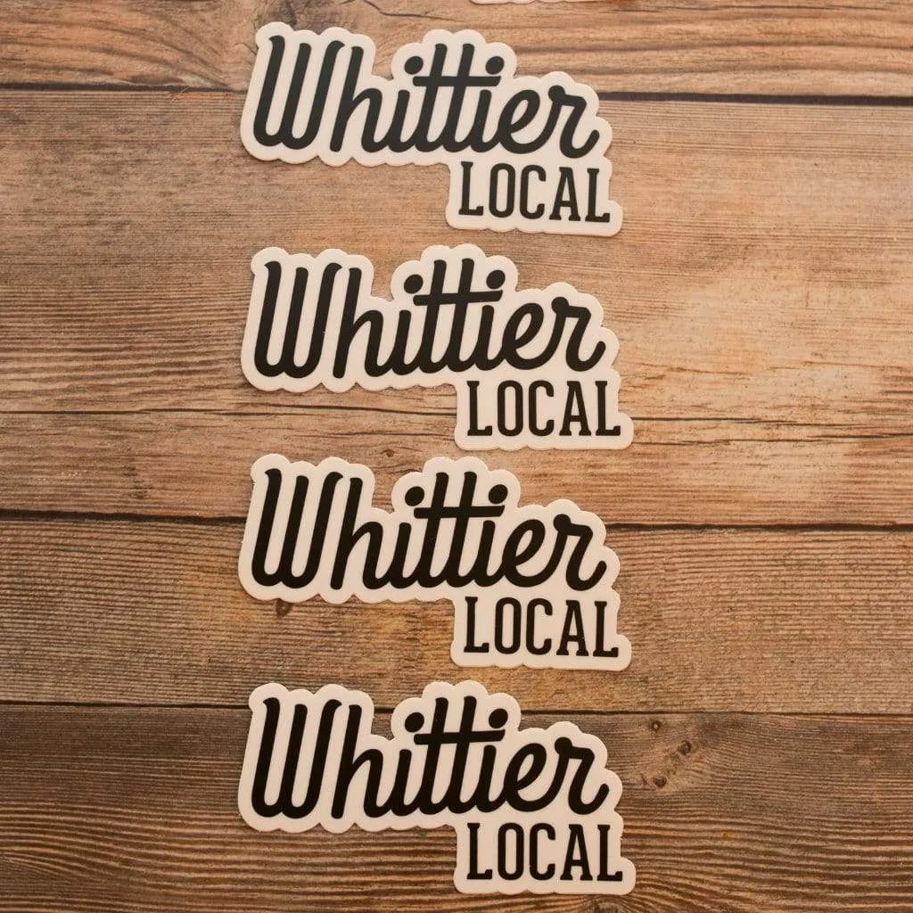 Whittier Local Stickers