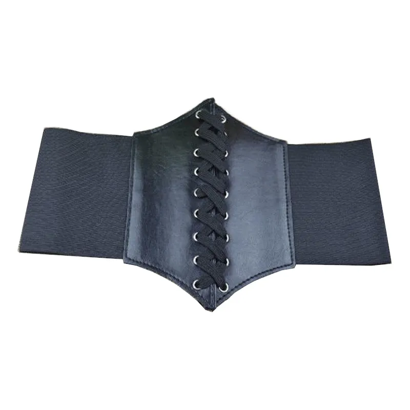 Wide Belt Corset Belt with Laced up front