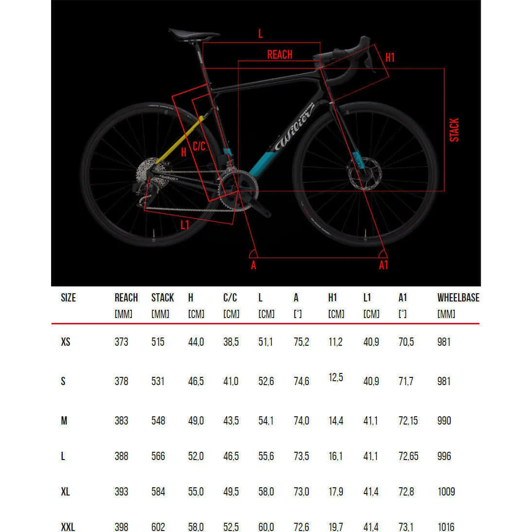 Wilier Triestina Garda Disc 105 Di2 Carbon Road Bike 2023 - Black & Red