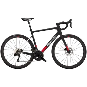 Wilier Triestina Garda Disc 105 Di2 Carbon Road Bike 2023 - Black & Red