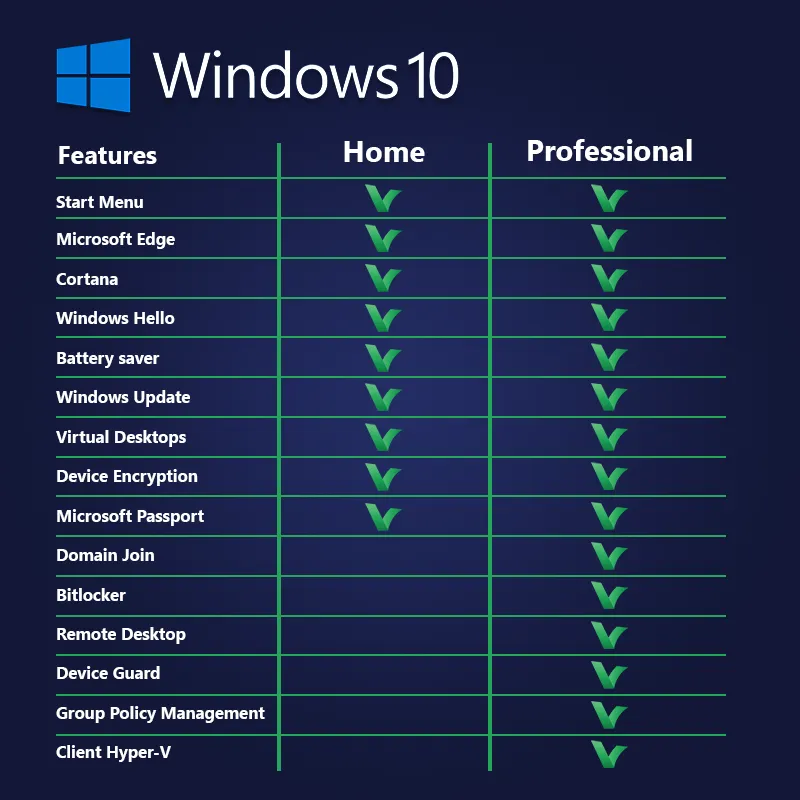 Windows 10 Professional Digital Licence