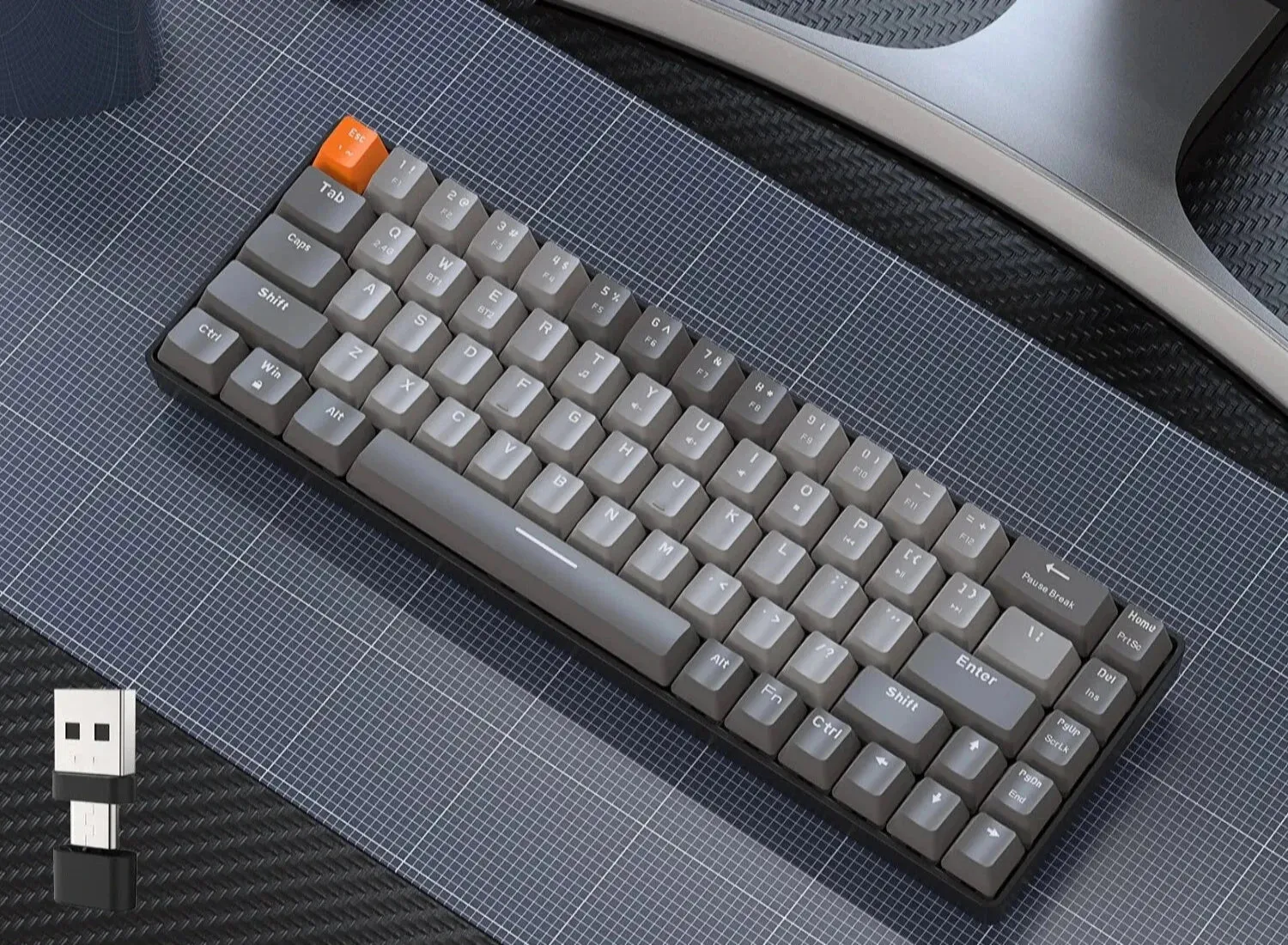 Wireless Mechanical Keyboard Bluetooth Dual Mode Hot-Swappable Mini