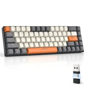Wireless Mechanical Keyboard Bluetooth Dual Mode Hot-Swappable Mini