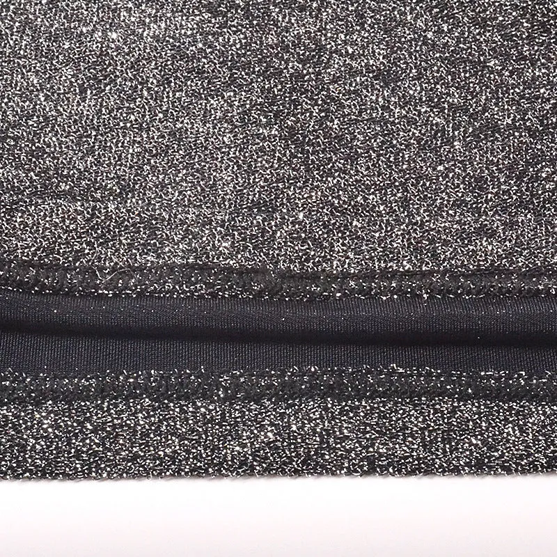Women Sexy Sling Silver Dress