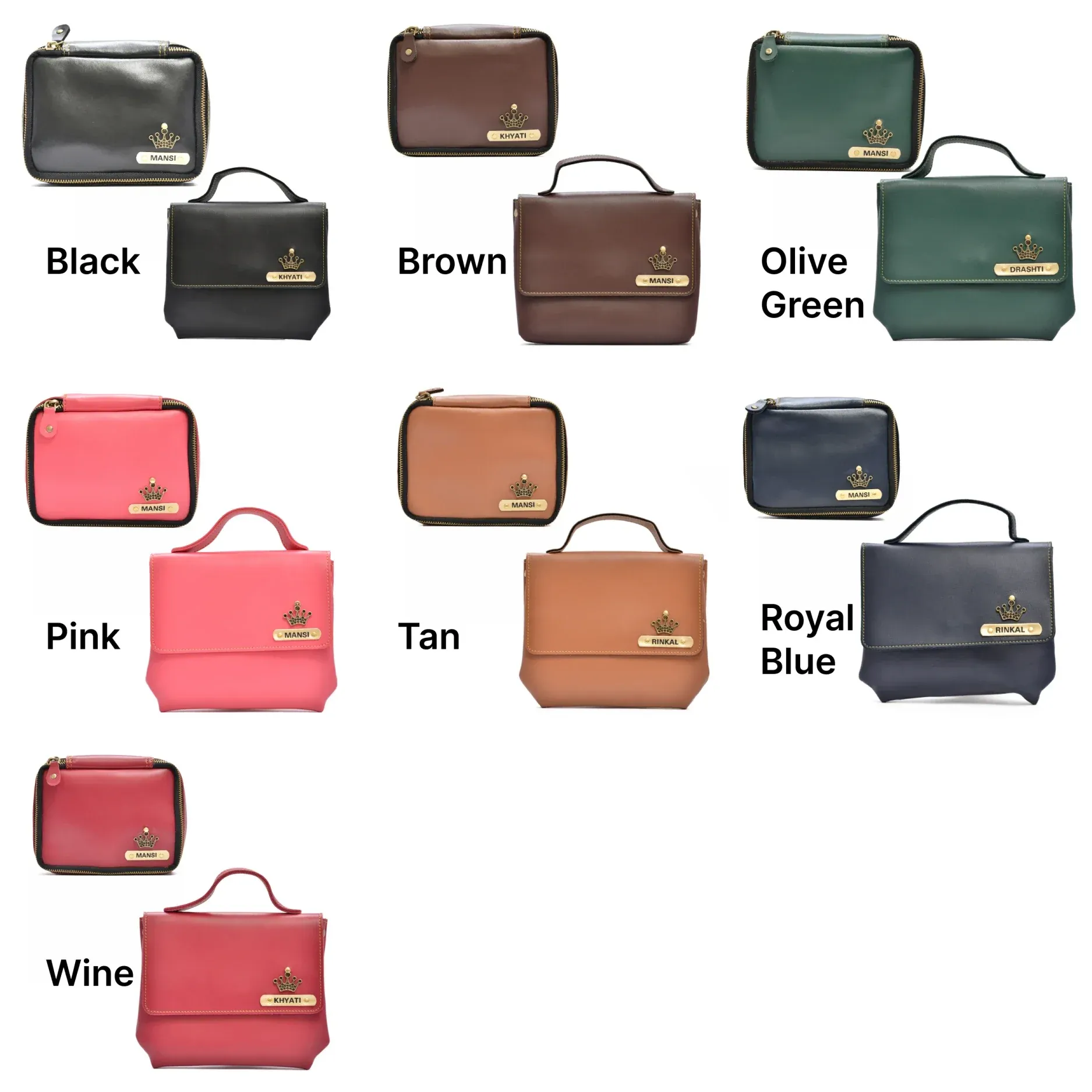 Women's Combo : Mini Makeup Kit & Sling bag (Black)