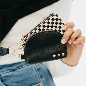 Wonderlust Woven Dual Pouch Wristlet by Pretty Simple