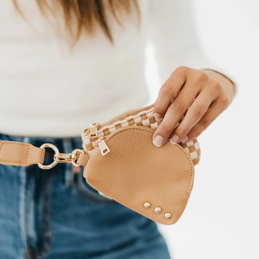 Wonderlust Woven Dual Pouch Wristlet by Pretty Simple