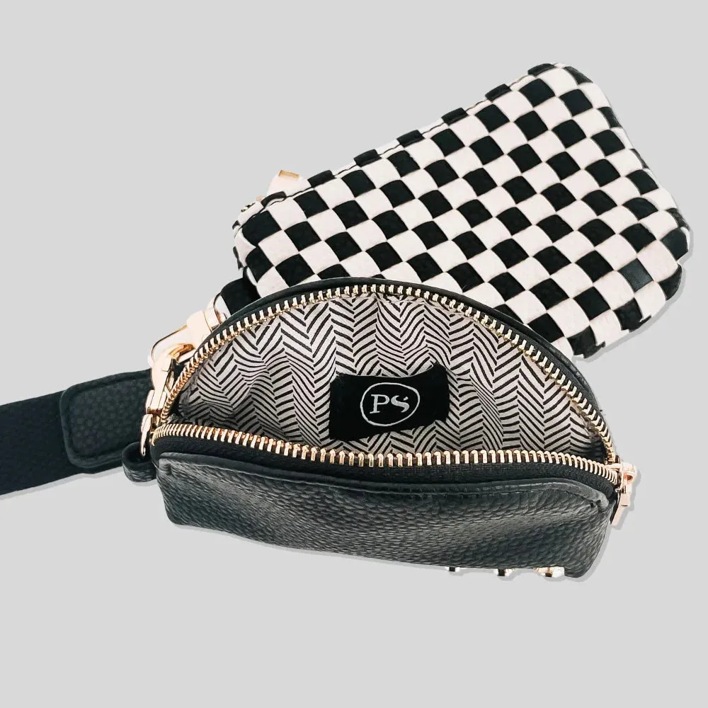 Wonderlust Woven Dual Pouch Wristlet by Pretty Simple