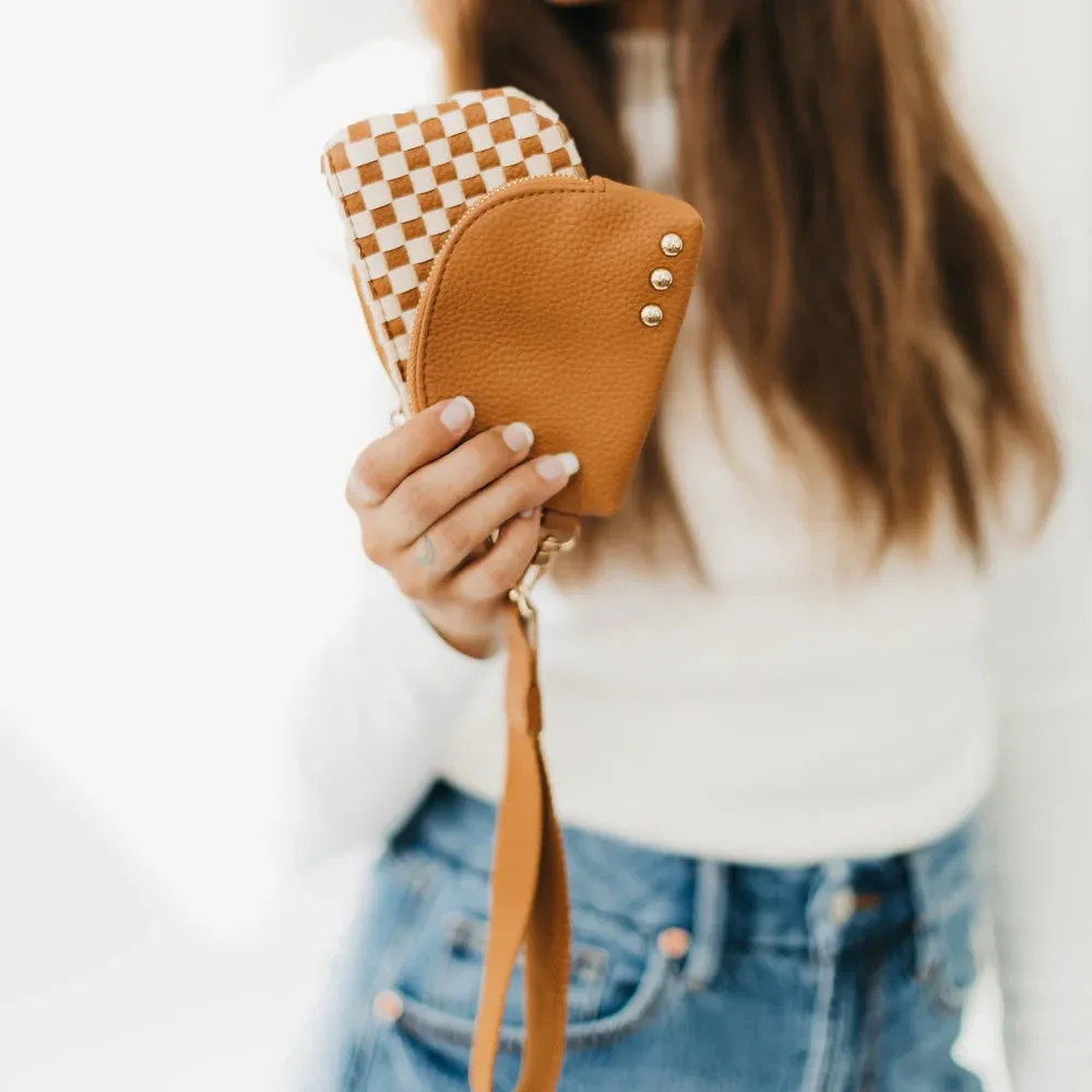 Wonderlust Woven Dual Pouch Wristlet by Pretty Simple