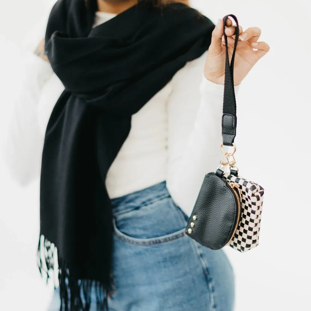 Wonderlust Woven Dual Pouch Wristlet by Pretty Simple
