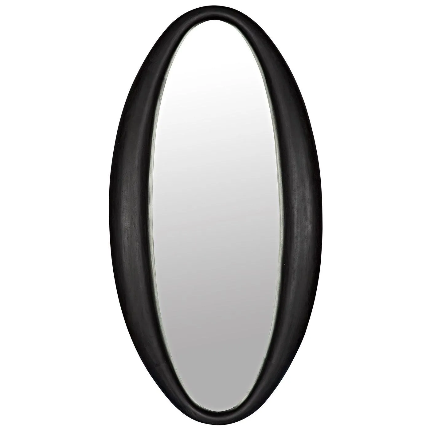 Woolsey Mirror, Charcoal Black