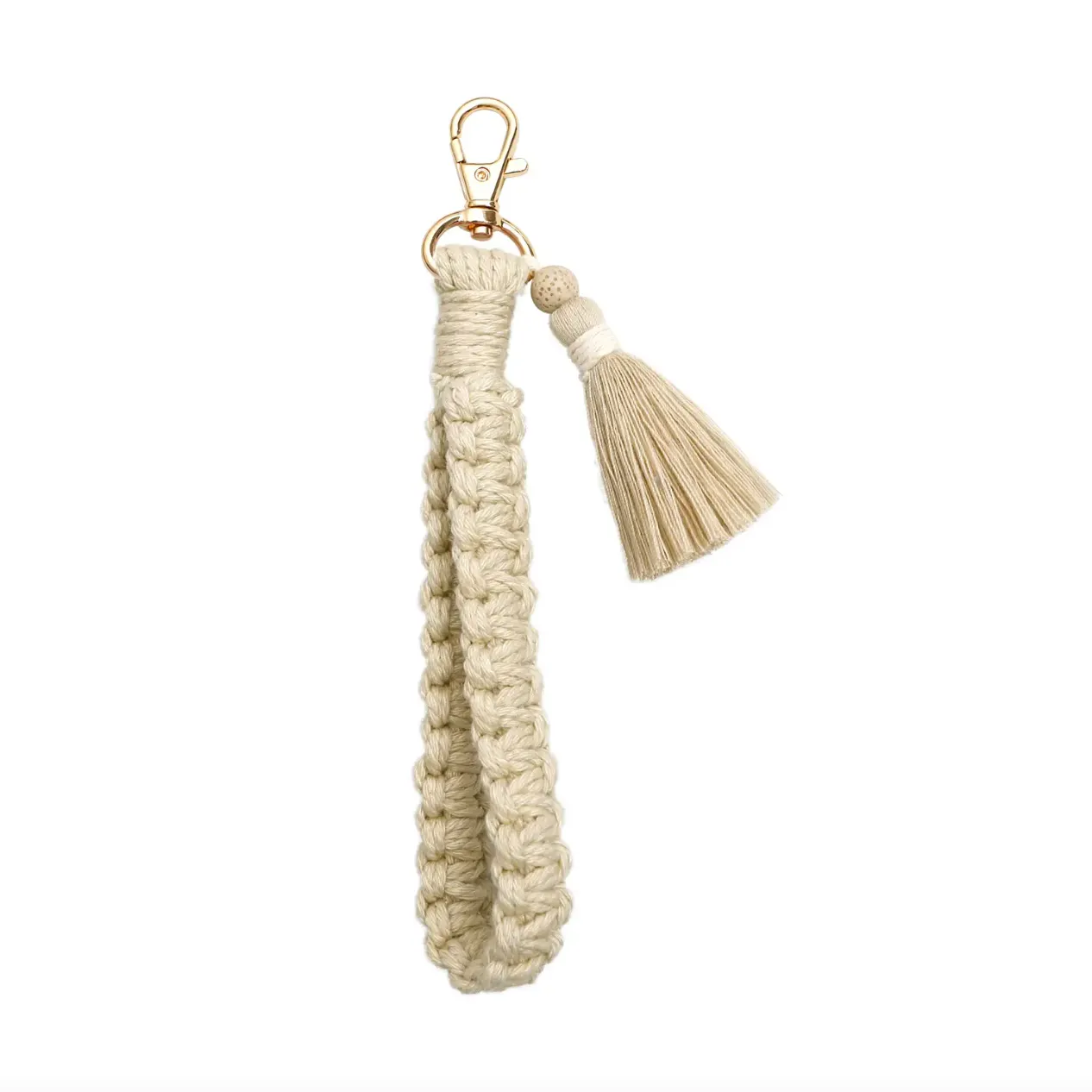 Wristlet Keychain with Tassel