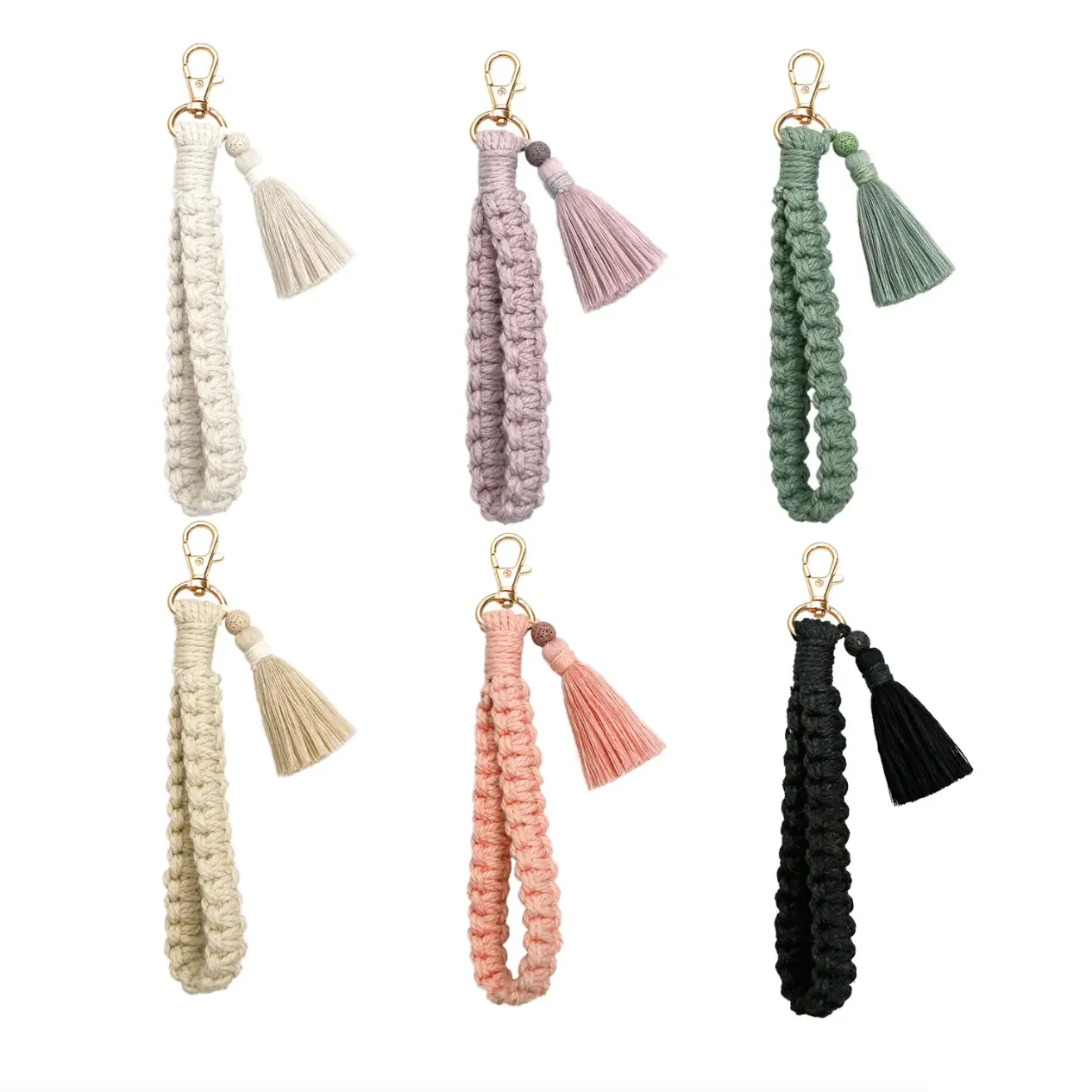 Wristlet Keychain with Tassel