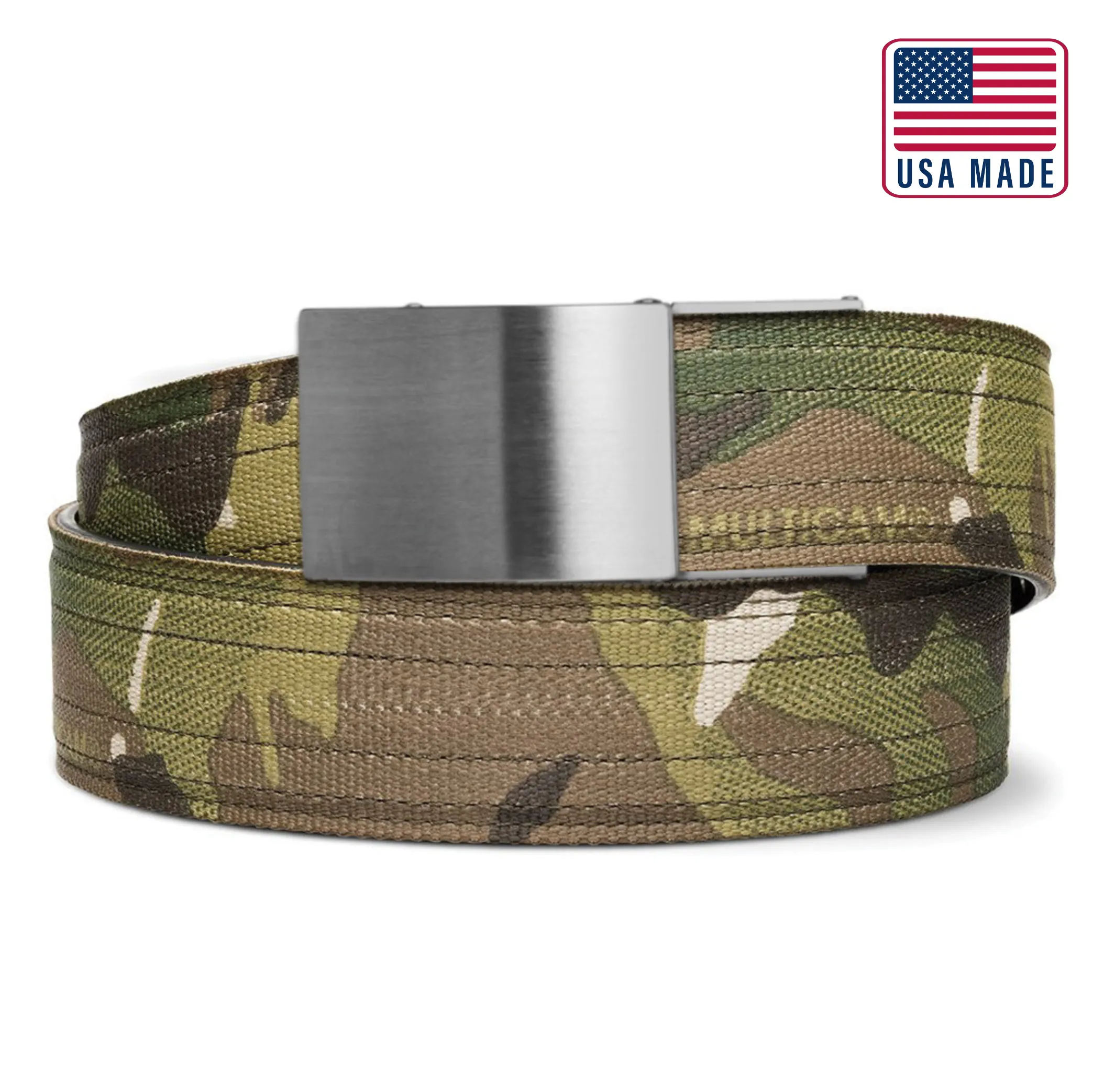 X4 STAINLESS STEEL BUCKLE | MULTICAM® TACTICAL GUN BELT 1.5"