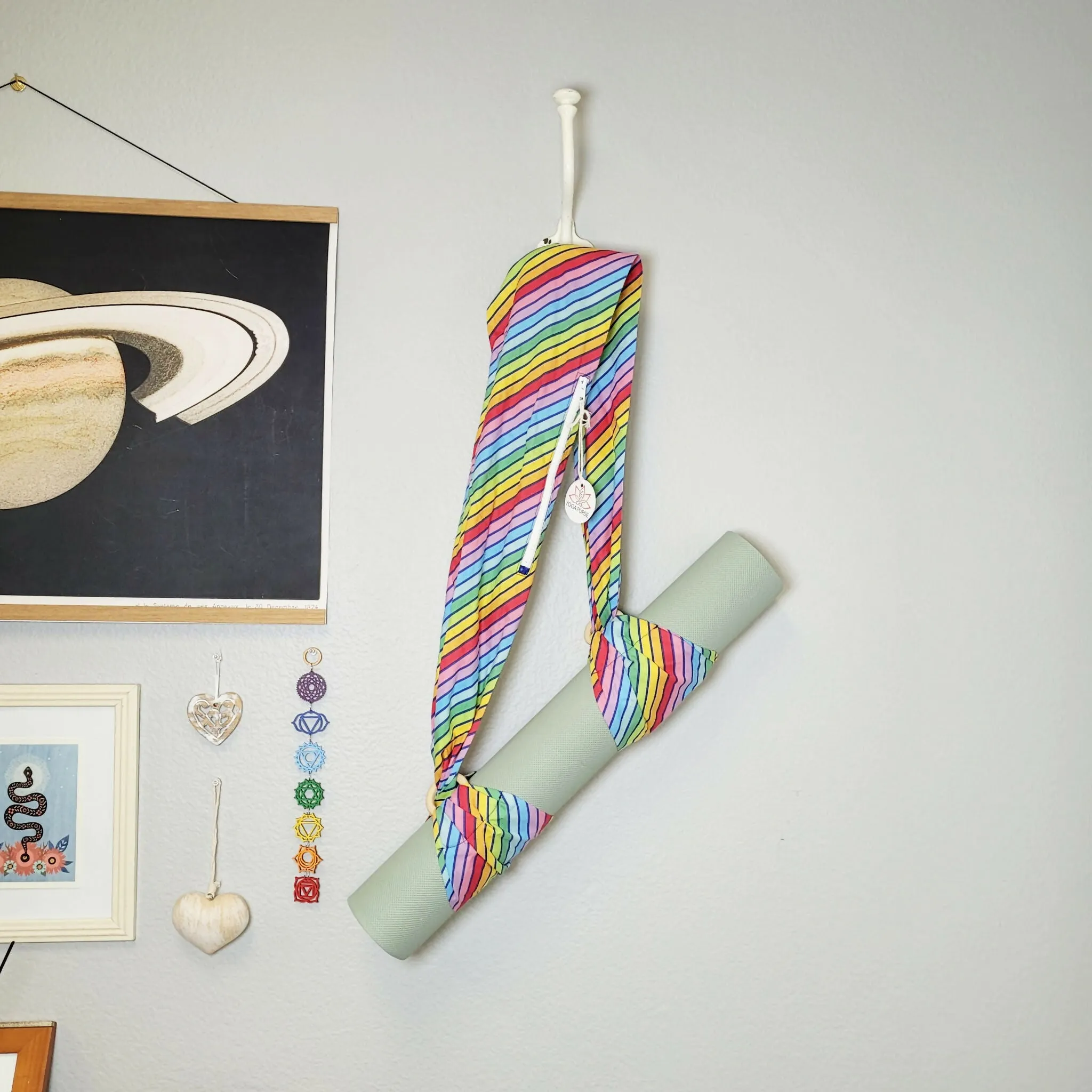 Yoga Mat Carrier With Zipper Pocket