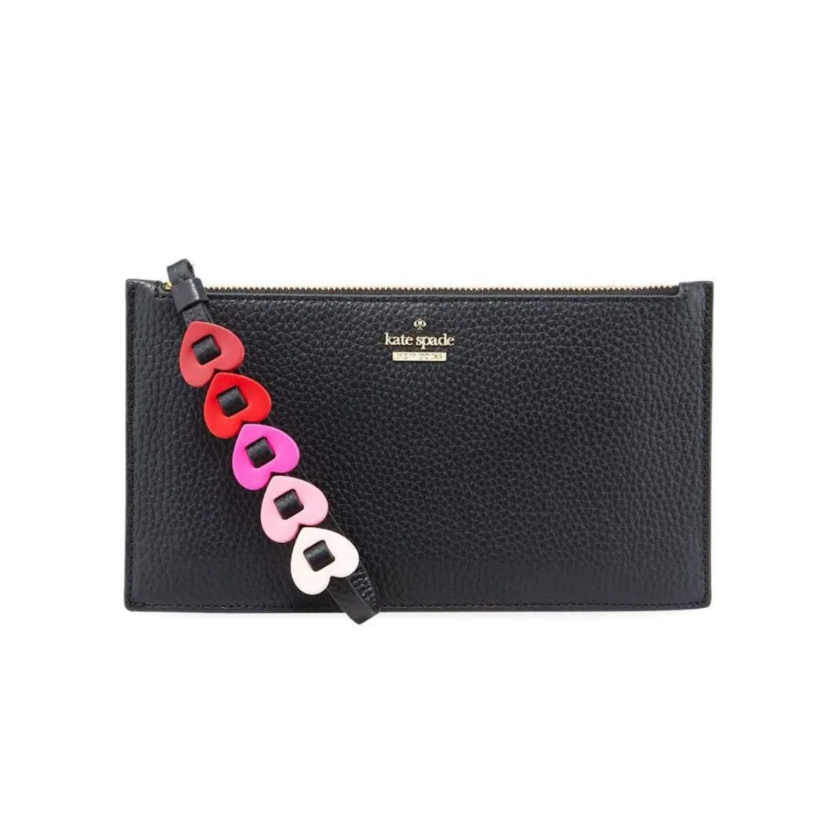Yours Truly Ariah Heart Appliqués Multi Wristlet