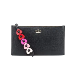 Yours Truly Ariah Heart Appliqués Multi Wristlet