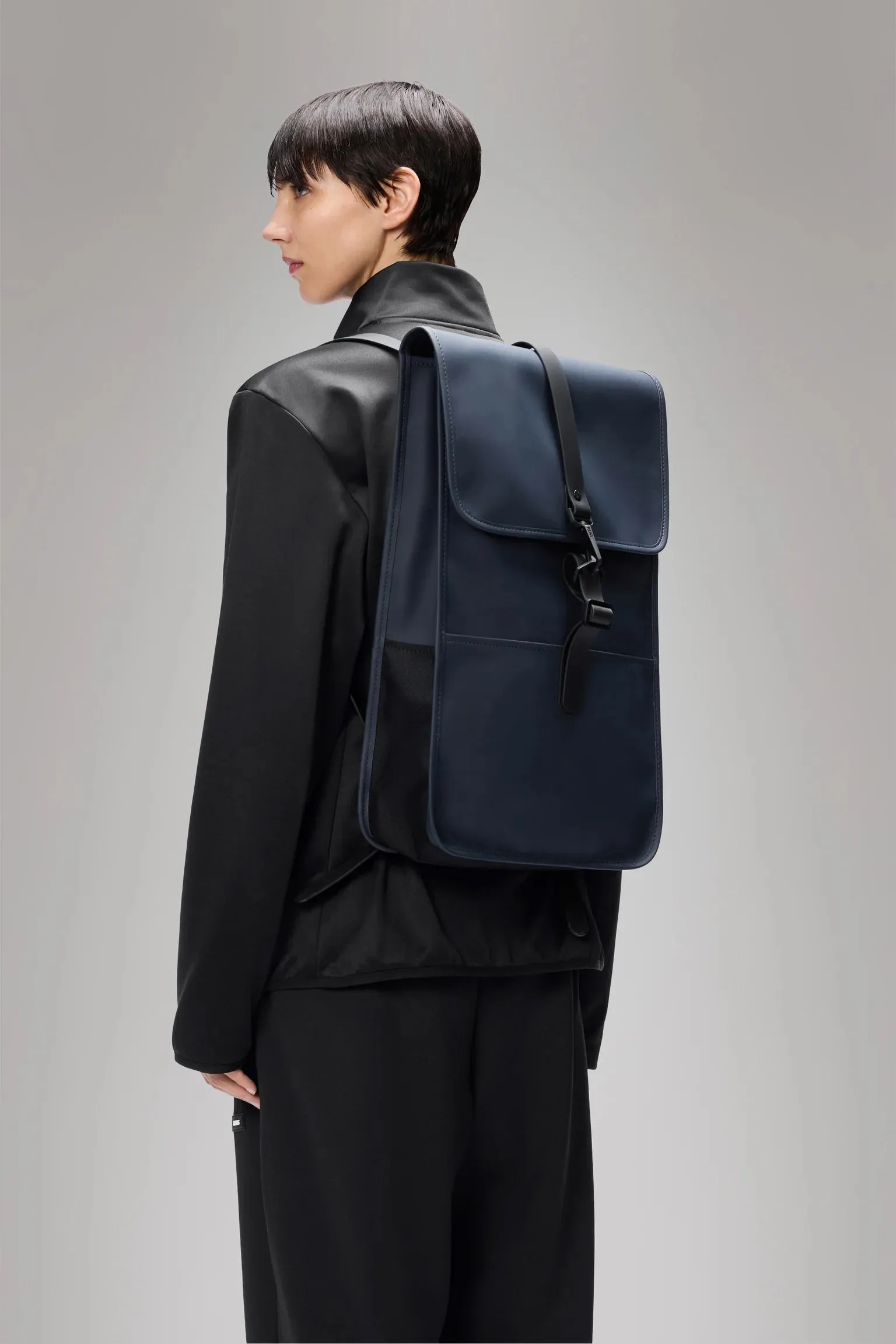 Zaino Backpack RAINS Impermeabile W3 Navy