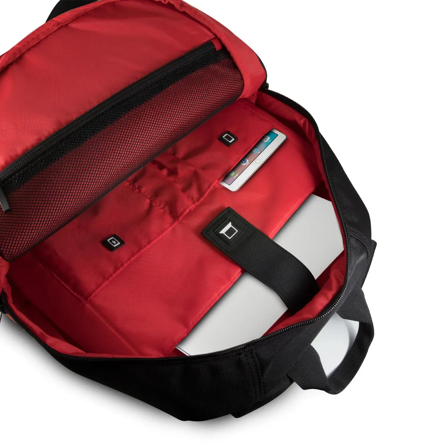 Zaino Ferrari Urban15" Fanwear CG mobile 17*45*34 cm. Nero