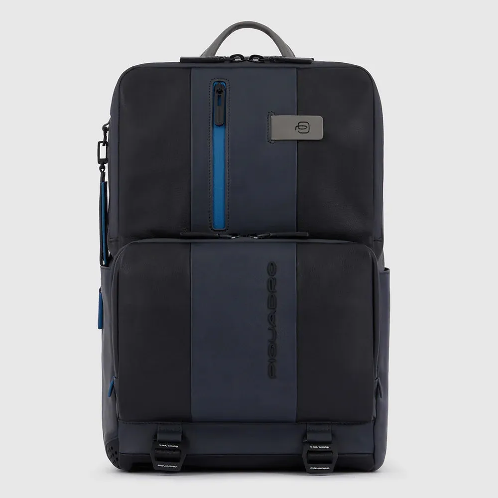 Zaino Piquadro Urban con Schienale Traspirante Porta PC 15,6'' Nero e Grigio