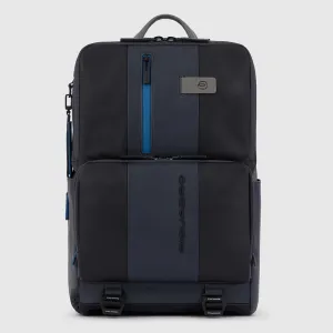 Zaino Piquadro Urban con Schienale Traspirante Porta PC 15,6'' Nero e Grigio