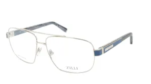 ZILLI Eyeglasses Frame Titanium Acetate Leather France Made ZI 60046 C03